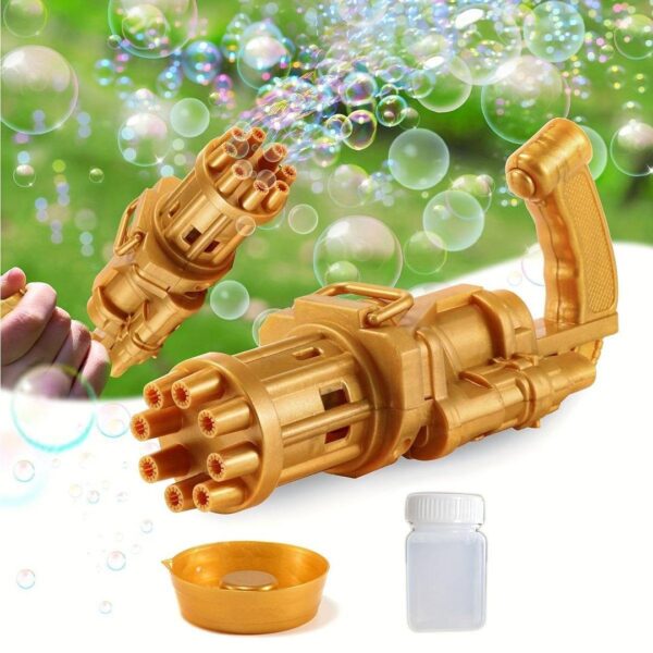 bubble gun for kids golden