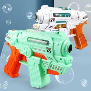 Multicolor Plastic Bubble Gun for Kids