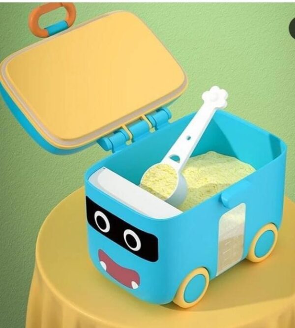 baby milk container box blue