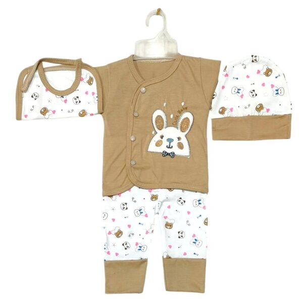 new born baby dress new born baby set brown