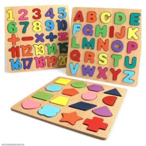 Wooden Learning Puzzles for Kids