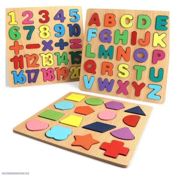 Wooden Learning Puzzles for Kids